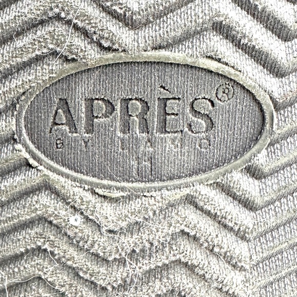 Apres by Lamo Terrace Women Size 11 Gray Microfiber Winter Boot Faux Fur - Picture 8 of 8